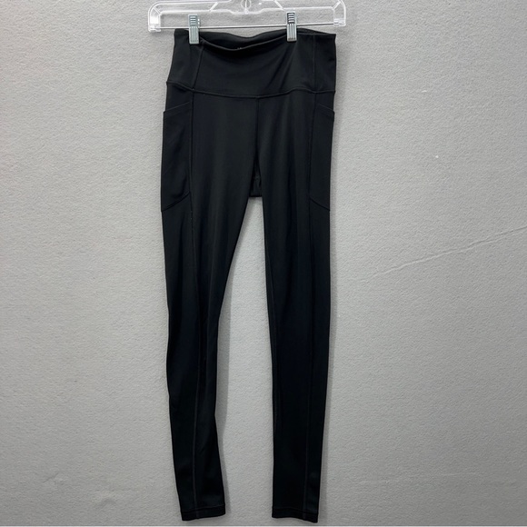 Victoria's Secret Women's Black Leggings High Rise Waist Full Length Size 4 - Picture 1 of 5